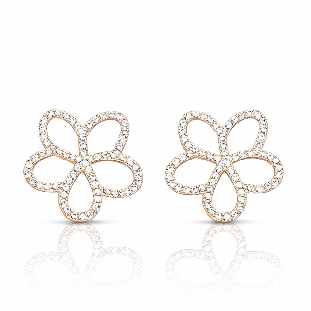⚜️ Gold Floral Earrings